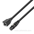 RJ45 Female Network Adapter connector Audio Snake Cable